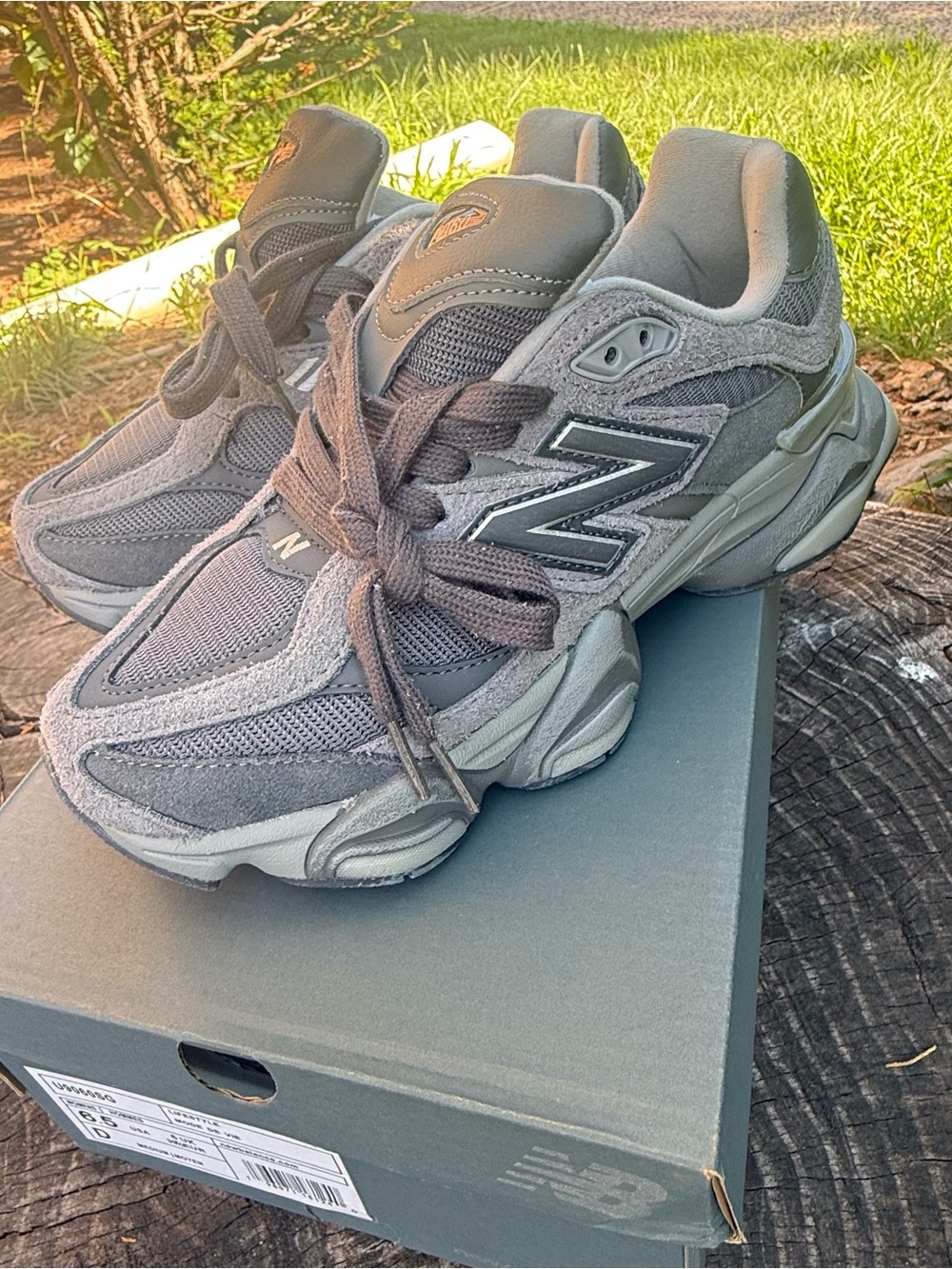 New model new balance 9060 aged version women sneakers shoes size 6.5